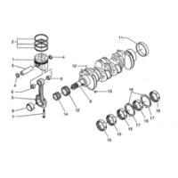 Запчасти Kubota v1505